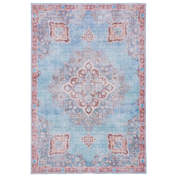 Safavieh 4 x 6 ft. Serapi Transitional Rectangle Power Loomed Rug Blue & Brown SEP580M-4 - main